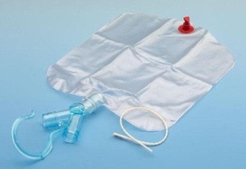TRACH BAG WITH ELBOW 2L
