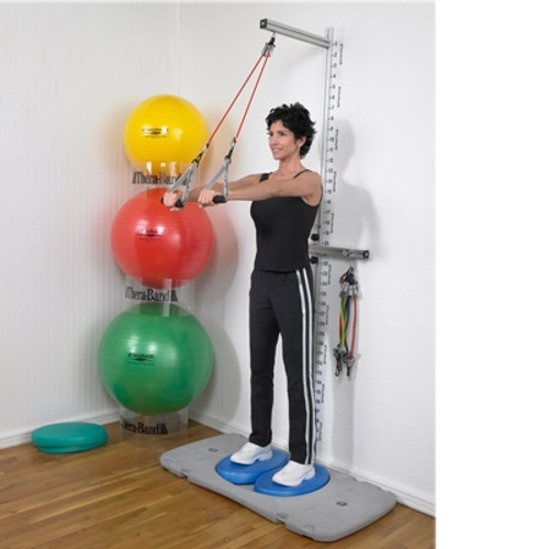 theraband professional wall and platform exercise stations