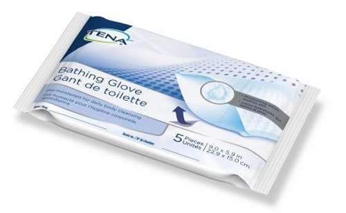 Bathing Glove Wipe Tena Soft Pack Scented