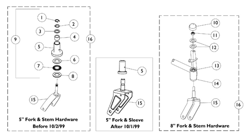 FORK ASBLY 8 IN CMPLT 9153603922