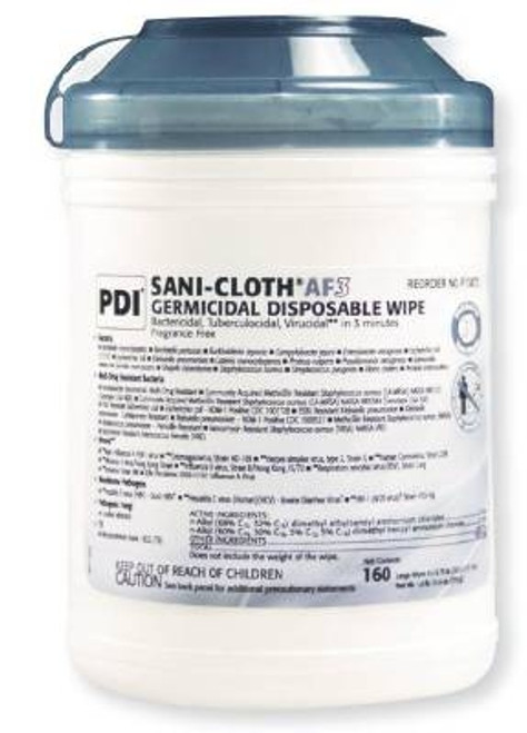 Sani-Cloth Surface Disinfectant Wipes, AF3