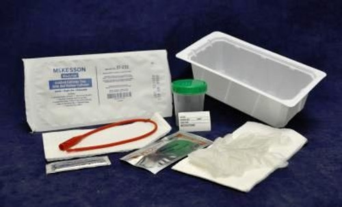Medi-Pak Urethral Catheter Tray With Red Rubber Catheter