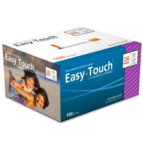 MHC Medical EasyTouch Insulin Syringe with Needle