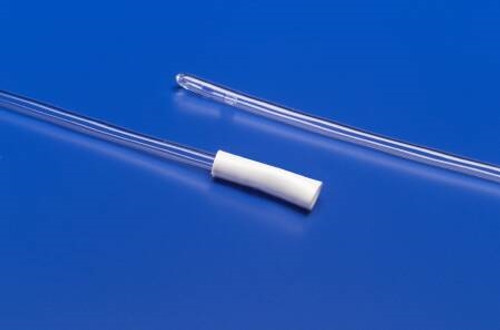 Covidien 14 Fr. 6 Inch Urethral Round Tip PVC / Vinyl Catheter