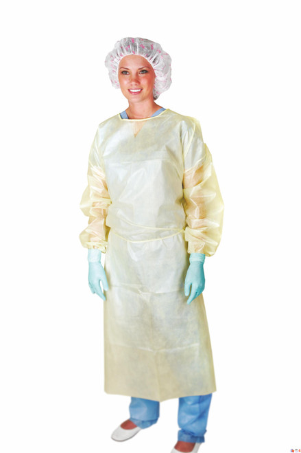 Standard Polyethylene-Coated Polypropylene Gowns