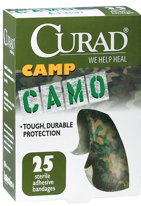 CURAD Green Camouflage Bandages