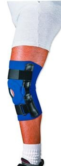 Curad Hinged Knee Brace with U-Shaped Support
