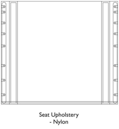 20x16 Seat Upholstery Folding