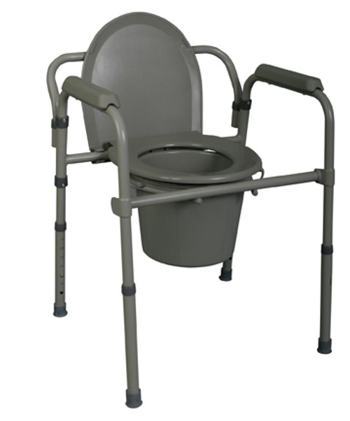 Deluxe 3-in-1 Steel Commode