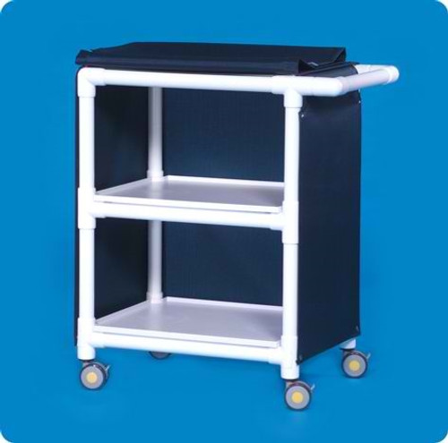 MRI Compatible 2 Shelf Cart, 26 X 20 Shelves