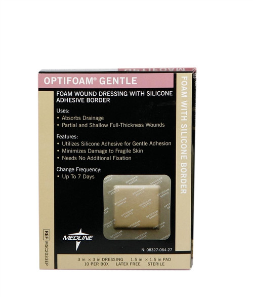 Optifoam Gentle Silicone Border Dressings