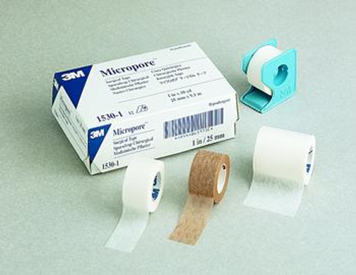 3M Micropore Tape - White - .5 inch x 10 yds - 1 Each