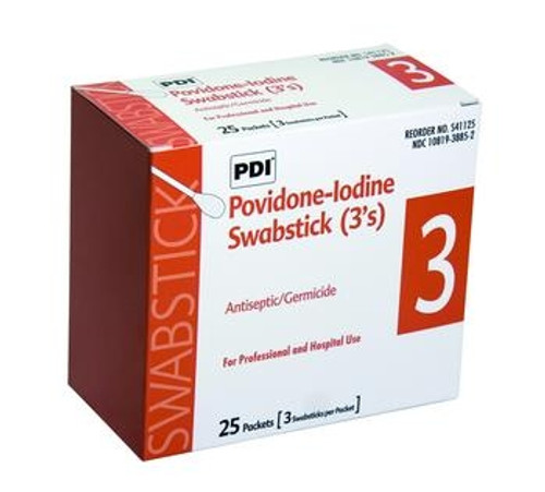 pdi pvp iodine prep swabsticks