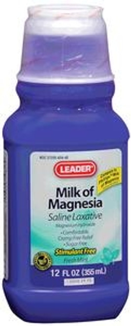 Leader Milk of Magnesia Mint Suspension, 12 oz. - Item #: PH2582484