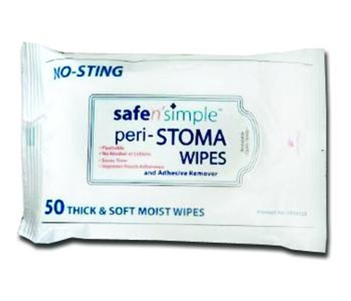 safe n' simple stoma wipe