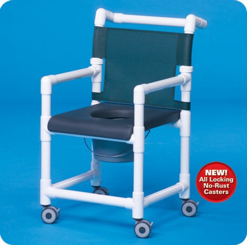 Deluxe Shower Chair Commode - SC718P