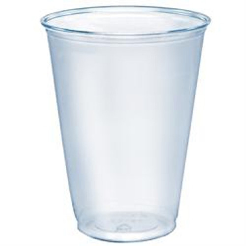 Medline | Graduated Disposable Paper Drinking Cups,Clear with Black Graduations,10.000 oz