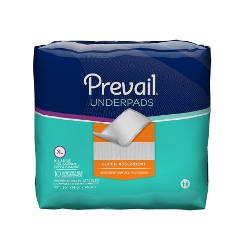 Underpad Prevail Disposable Moderate Absorbency