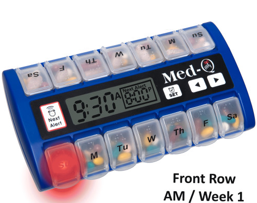 Med-Q medication alarm clock - pill dispenser