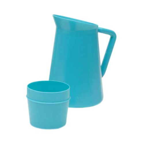 Pitcher Medegen Cold 32 oz. / 9 oz. Blue