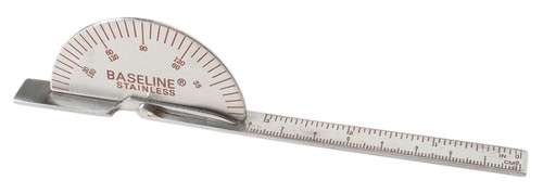Baseline SS Deluxe Finger Goniometer, 6 Inches