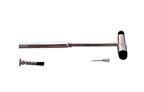 4-In-1 Neurological Hammer with Needle, Brush, Pinwheel