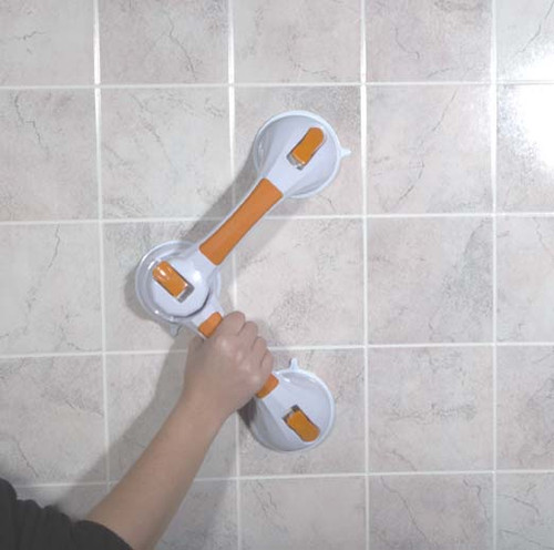 Adjustable Angle Rotating Suction Cup Grab Bar