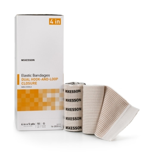 Elastic Bandage McKesson Double Hook and Loop Closure NonSterile