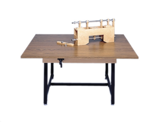 work table rectangular manual hilow