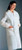 Lab Coat LabMates White Long Raglan Sleeves Knee Length
