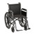 18 inch Steel Wheelchair with Detachable Full Arms and Footrests