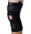 U-Shaped Hinged Knee Supports, Black