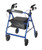 Drive Aluminum Rollator w/Padded Seat & 6&quot; Casters