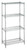 Shelving Unit 24x48x72 (w/o Casters), 4 Wire Shelves