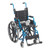 14" Wallaby Pediatric Folding Wheelchair, Blue