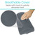 Vive 4 Inch Half Moon Lumbar Cushion