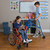 Ziggo 12" Wheelchair, Orange