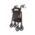 REGAL - BARIATRIC ALUMINUM 4 WHEEL ROLLATOR WITH UNIVERSAL HEIGHT ADJUSTMENT