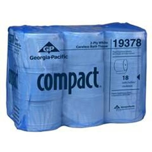 Toilet Tissue Standard Roll, Compact - 18ea