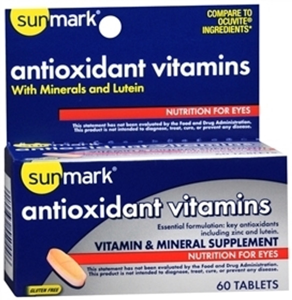 Antioxidant Vitamins with Minerals and Lutein Tablets