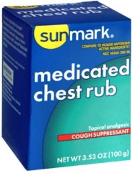 Cough Relief Rub, sunmark - 3.5 oz.