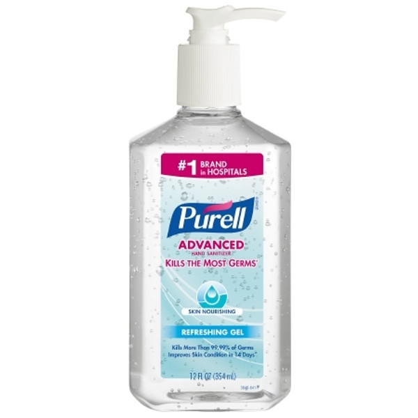 Purell Hand Sanitizer 12 oz. Alcohol (Ethyl) Gel Pump Bottle