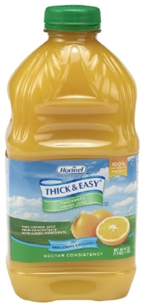 Thickened Beverage Thick & Easy Bottle Orange Flavor