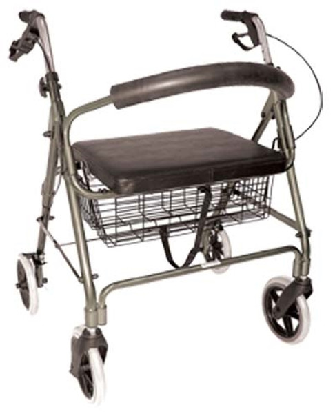 Lightweight Extra-Wide Heavy-Duty Rollator