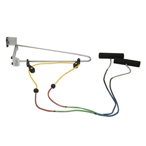 shoulder double pulley door bracket visualizer