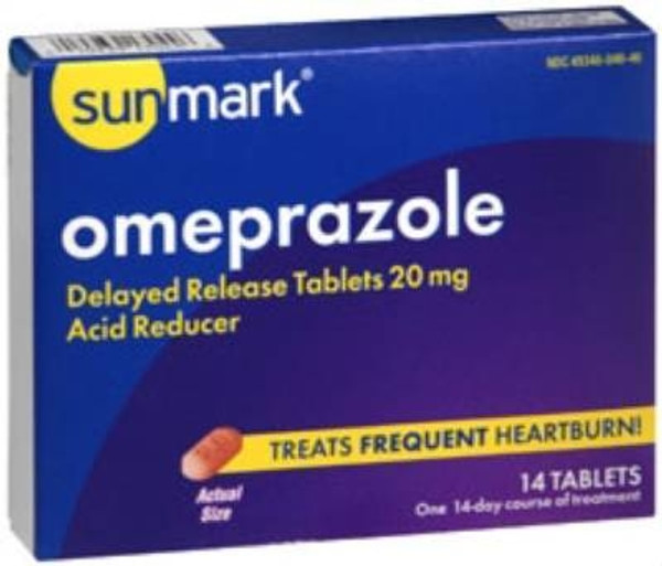 Omeprozole Antacid Tablets, sunmark