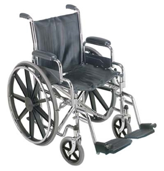 18" Wheelchair with Removable Desk Arms
