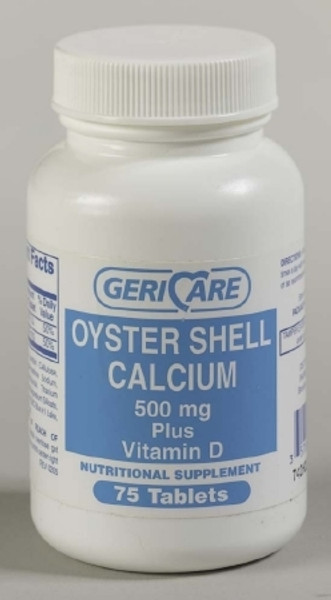 Oyster Shell Calcium Tablets Plus Vitamin D
