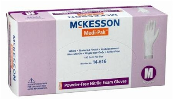 Mck Exam Glove Synthetic Nitrile Small Nonsterile Powder Free