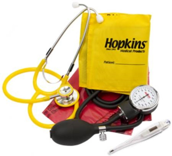 Hopkins Medical Products ISO Vital Signs Kit Aneroid Sphygmomanometer / Stethoscope Combo